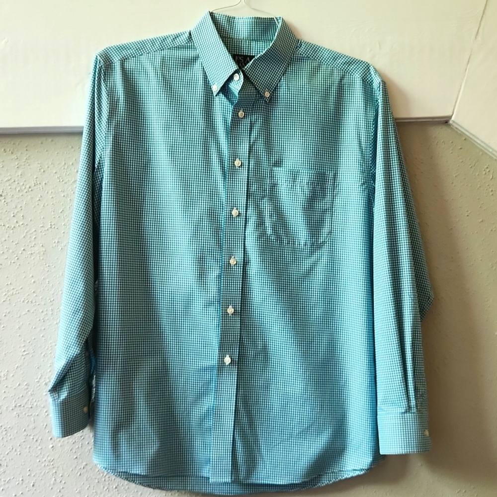 Nice men's checked button down by Jos. A. Bank. Great condition! - Picture 1 of 5